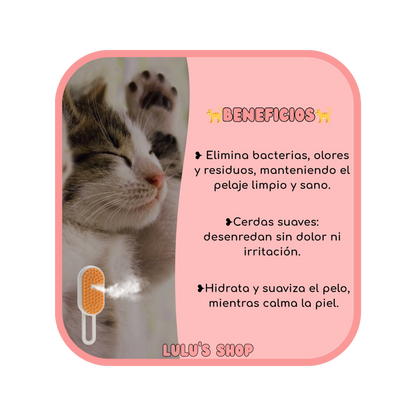 cepillo de vapor para mascotas